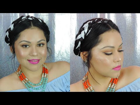 Hair Tutorial : Frida Kahlo Inspired Hair