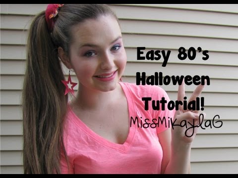 Easy 80's Halloween Tutorial!