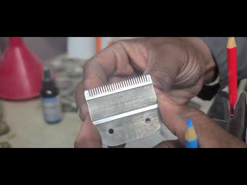 Part 3. HOW TO SHARPEN ANY CLIPPER BLADE PROFESSIONALLY Hollow ground with sand paper!!!