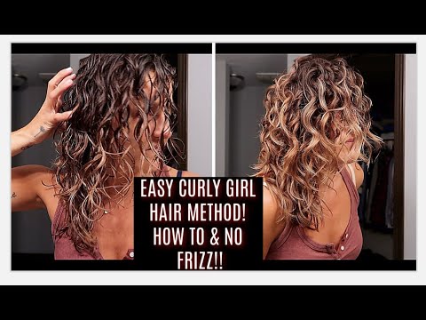 EASY CURLY GIRL METHOD | HOW TO | BEGINNERS |