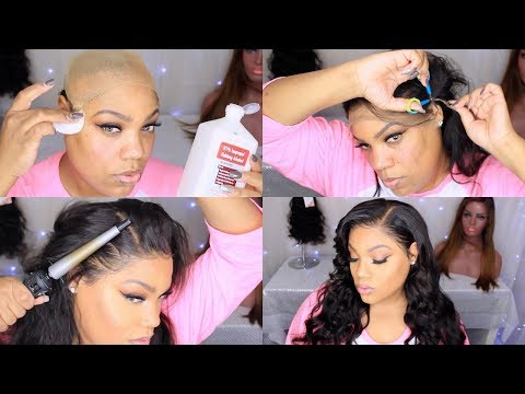 VERY DETAILED Lace Frontal Wig Install | Stocking Cap Method | Cutting The Lace | Charlion Patrice
