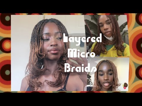 Layered Micro Braids Tutorial (Beginner Friendly)