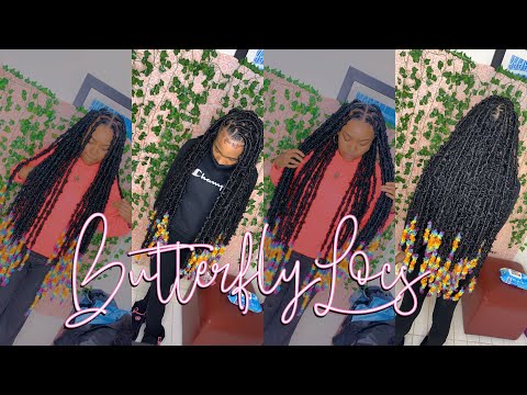 Butterfly Locs Tutorial | Rainbow Edition🦋 | BADKAE