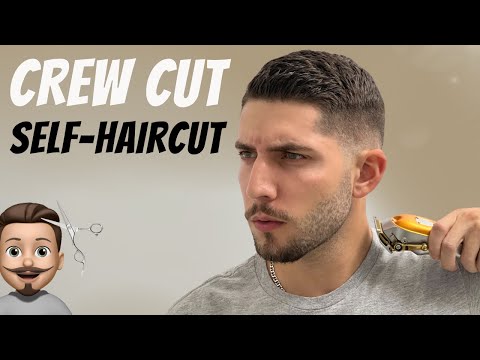 Classy Mid Fade Crew Cut Self Haircut Tutorial | How To Cut Men's Short Hair