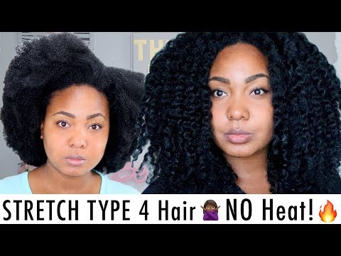 HOW I STRETCH MY TYPE 4 Natural Hair | NO HEAT + RETAIN LENGTH