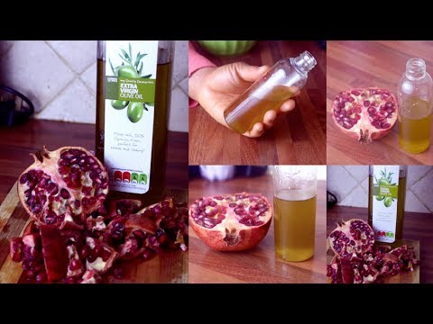 DIY Pomegranate Oil At Home For Fast &amp; Healthy Hair Growth &amp; Glowy Skin