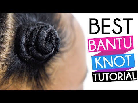 How To | Perfect Bantu Knots on Natural Hair &amp; Transitioning Hair