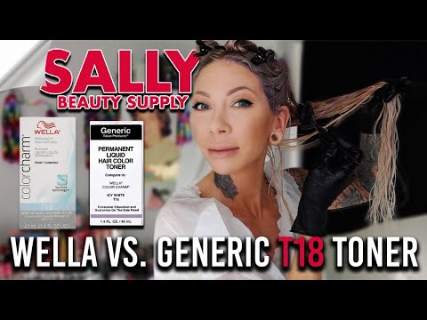 WELLA T18 vs. GENERIC T18 Toner from Sally Beauty Supply | Which One is Better?!