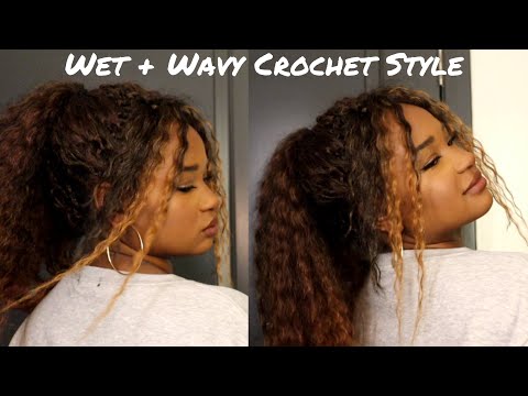 Wet + Wavy Crochet Style | HOW TO INSTALL | Bobbi Boss King Hair