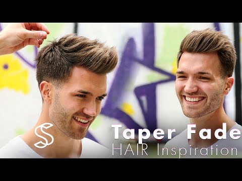 Taper fade and texture - Barber haircut - Mens hairstyle inspiration