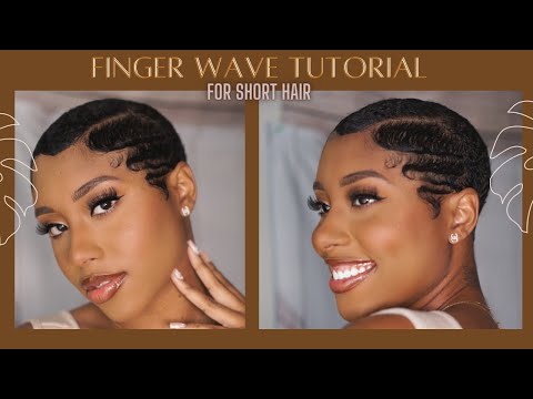 FINGER WAVE TUTORIAL FOR SHORT HAIR | GABRIELLA ELENA