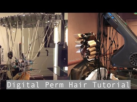 Digital Perm Hair Tutorial