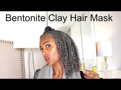 DIY Bentonite Clay Hair Mask to Clarify &amp; Define Curls | Low Porosity Natural Hair Tips