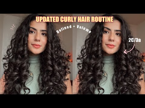 *UPDATED* Wavy/Curly hair routine | 2b/2c #curlyhair #hair #hairstyle
