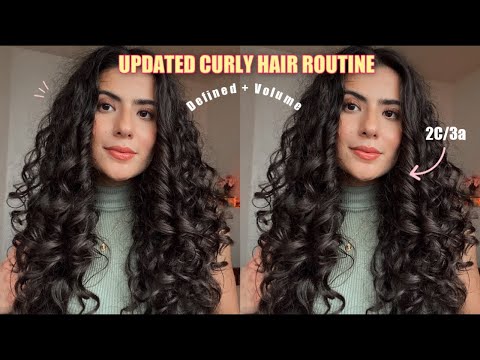 *UPDATED* Curly hair routine | 2b/2c #curlyhair #hair #hairstyle