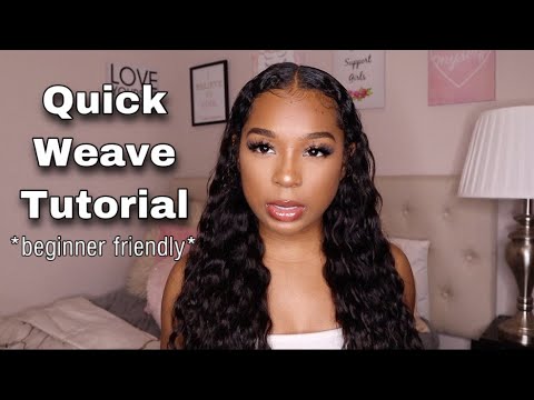 weave hairstyles with part in the middle