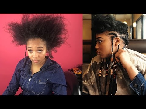 BRAIDS &amp; BEADS UPDO TUTORIAL (FULANI STYLE)