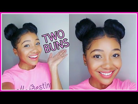 Two Buns Hair Tutorial | Double Bunsl!!!