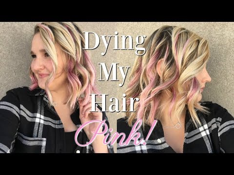 PERFECT PINK HIGHLIGHTS AT HOME! | Trying Loreal Colorista and Washing It Out