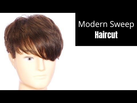 Modern Sweeping Haircut Tutorial - TheSalonGuy