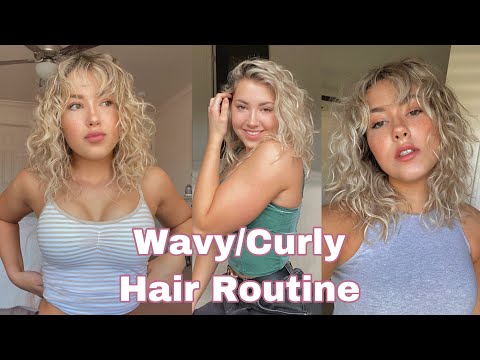 Wavy/Curly hair routine 2B WAVES | CGM