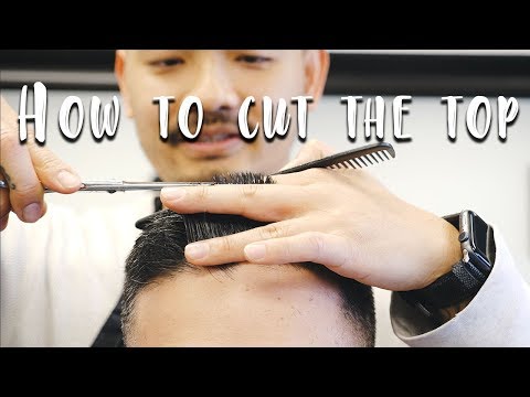 How to CUT the Top for a DISCONNECTED Comb Over
