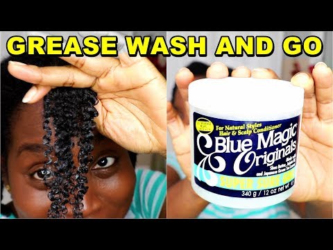 Blue Magic Grease Wash and Go on Natural Hair | Type 4 Natural | DiscoveringNatural