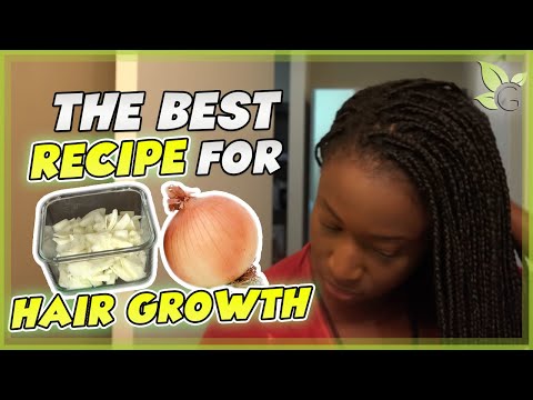 The BEST Onion Juice Recipe for Maximum HAIR GROWTH!