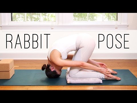 RABBIT POSE - Sasangasana - 15 Minute Yoga Practice