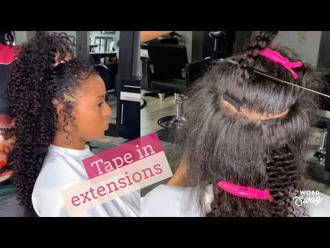 UNDETECTABLE TAPE IN EXTENSIONS