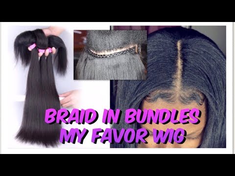 Braid In Bundles| 1HR Weave Technique| My Favor Wig