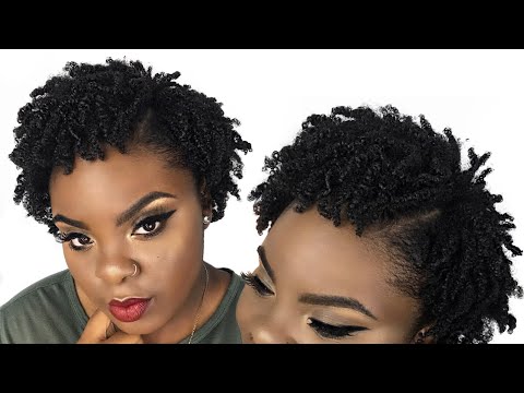 Shingling Method on Short THICK 4C Natural Hair | TWA Friendly | JOYNAVON