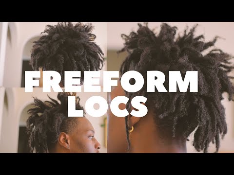 How to Grow Freeform Locs (Starter Locs on 4C Hair)