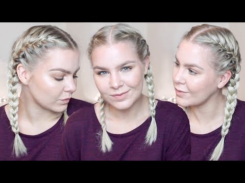 How To French Braid Your Own Hair Step By Step For Complete Beginners - FULL TALK THROUGH
