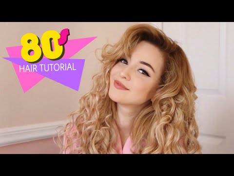 Easy 80's Bombshell Hair Tutorial