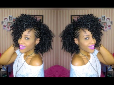 Inspired Braided Side Mohawk| Natural Hair