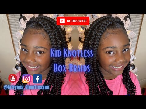 KIDS Jumbo Knotless BOX BRAIDS | Quick &amp; Easy | Artryssa Glam Tresses