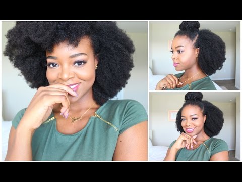 4C Hair Clip-ins On My Short Natural Hair | HerGivenHair - IfyYvonne