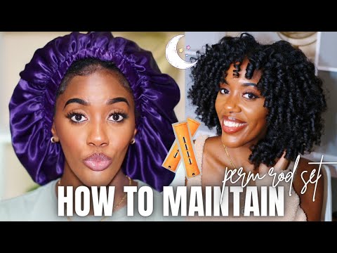 HOW TO SLEEP WITH A PERM ROD SET - MAKE IT LAST 7+ DAYS | PERM ROD 101 SERIES EP 4