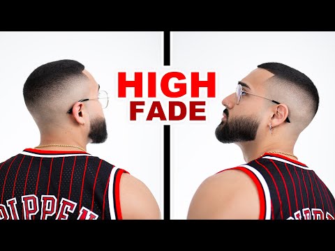 FLAWLESS HIGH FADE &amp; BEARD HAIRCUT TUTORIAL!