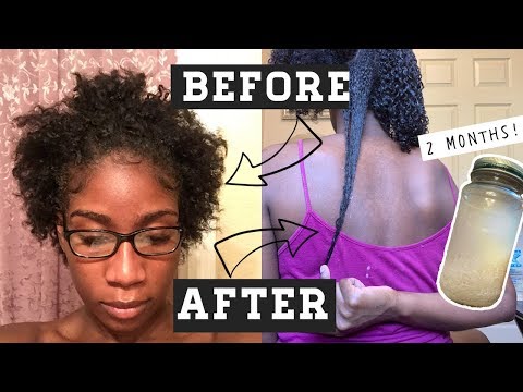 HOW I GREW MY HAIR IN LESS THAN 2 MONTHS USING RICE WATER! | UPDATED WASH DAY ROUTINE