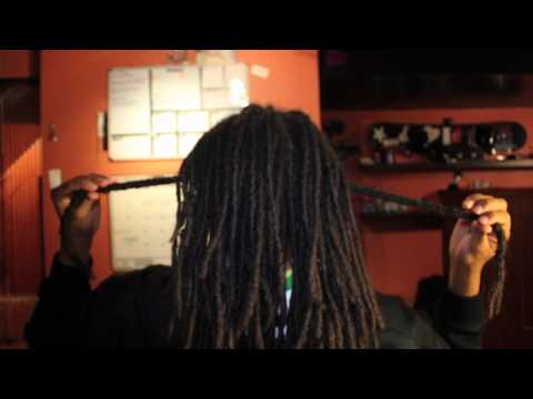 Tying Back Dreadlocks