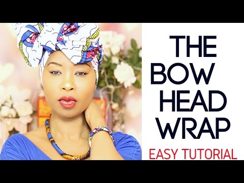 Beginner Head Wrap Tutorial - How To Tie A Head Wrap - Easy Hijab - Protective Style - Curly Hair
