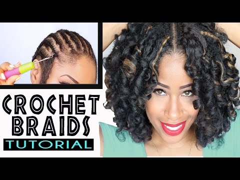 How To: CROCHET BRAIDS w/ MARLEY HAIR ! (ORIGINAL no-rod technique!)