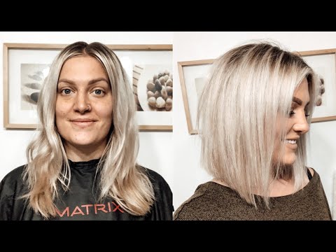 HOW TO CUT YOUR OWN HAIR INTO A BLUNT, ANGLED BOB