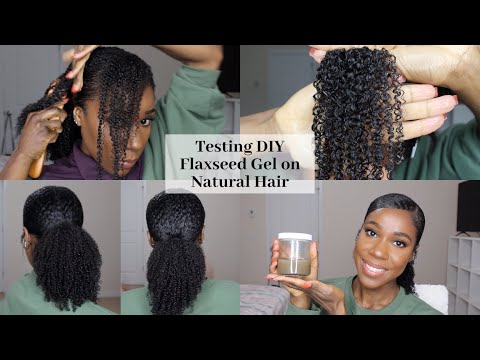 TESTING DIY FLAXSEED GEL | Natural Hair | TheLifestyleLuxe