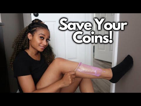 How To Wax Your Legs At Home | Full Wax Tutorial