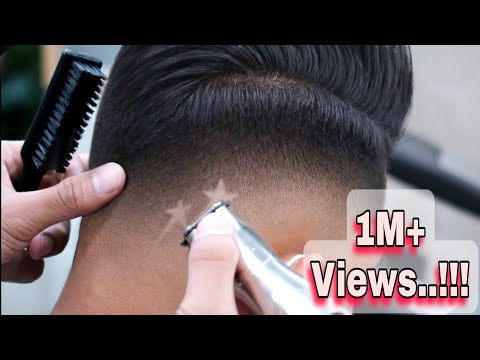 Perfect skin fade with Little star ⭐ Barber hair design⭐Mens Haircut Tutorial..!!!&quot;