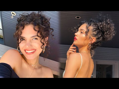 CURLY UP-DO HAIRSTYLES | Tutorials