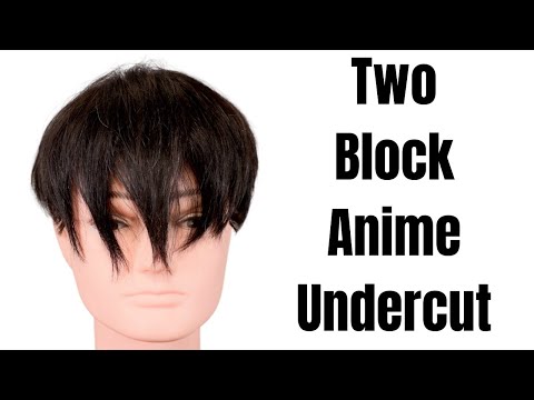 Two Block Anime Undercut Haircut - TheSalonGuy